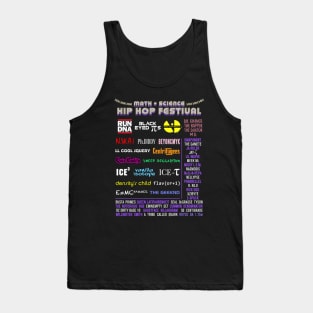 Math & Science Hip Hop Music Festival Tank Top